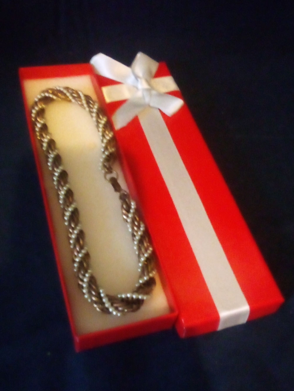 Copper & Faux Pearls "Healing" 14"  Choker Necklace Having Fine Craftsmanshio